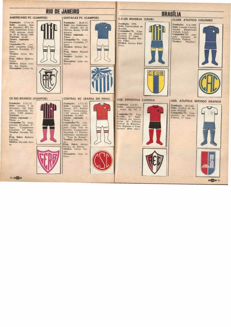 Revista Esporte Antiga Futebol