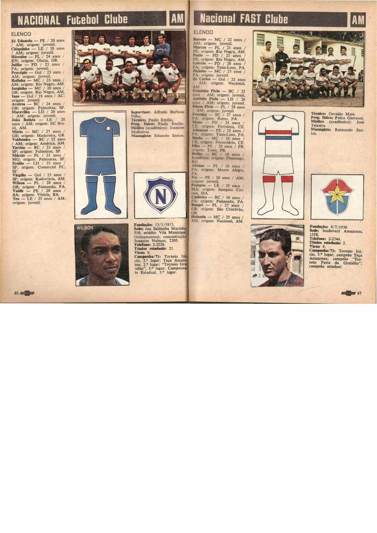Revista Futebol Antiga do Brasil