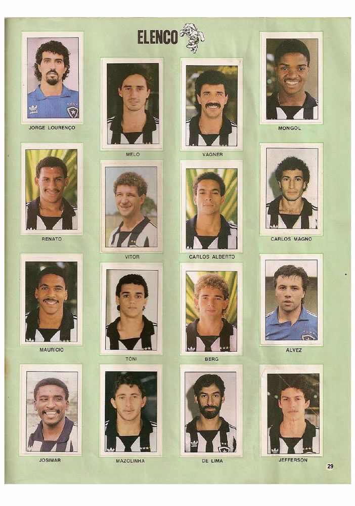 1987 Placar Album Copa Uniao 1987  Pagina 29