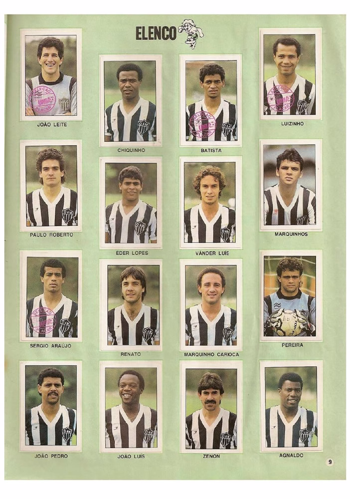 1987 Placar Album Copa Uniao 1987  Pagina 09