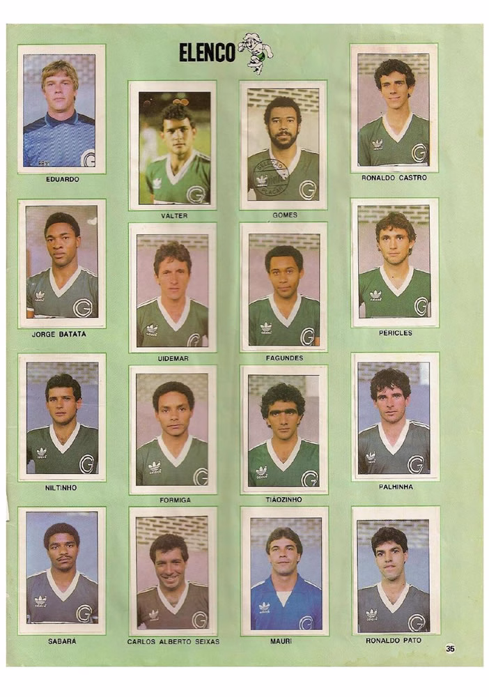 1987 Placar Album Copa Uniao 1987  Pagina 35