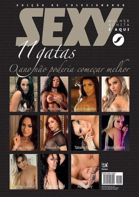 Revista Sexy do Brasil Janeiro 2019 11 Gatas mulher 01