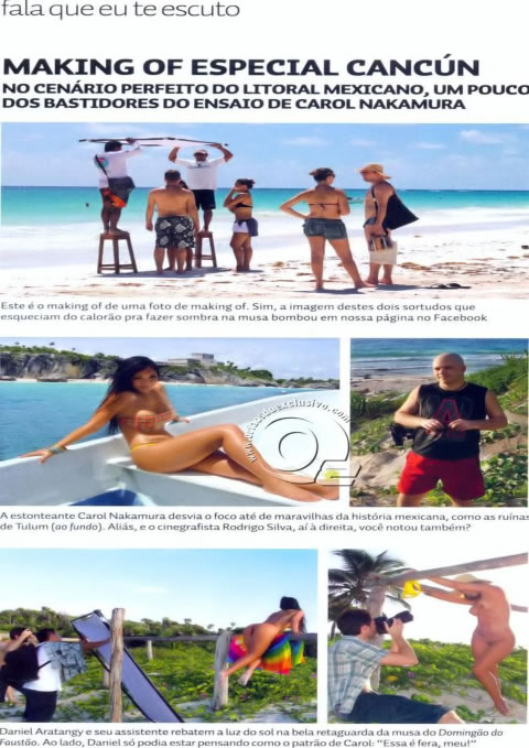 Revista Sexy do Brasil Carol Nakamura Novembro 2011 mulher 23
