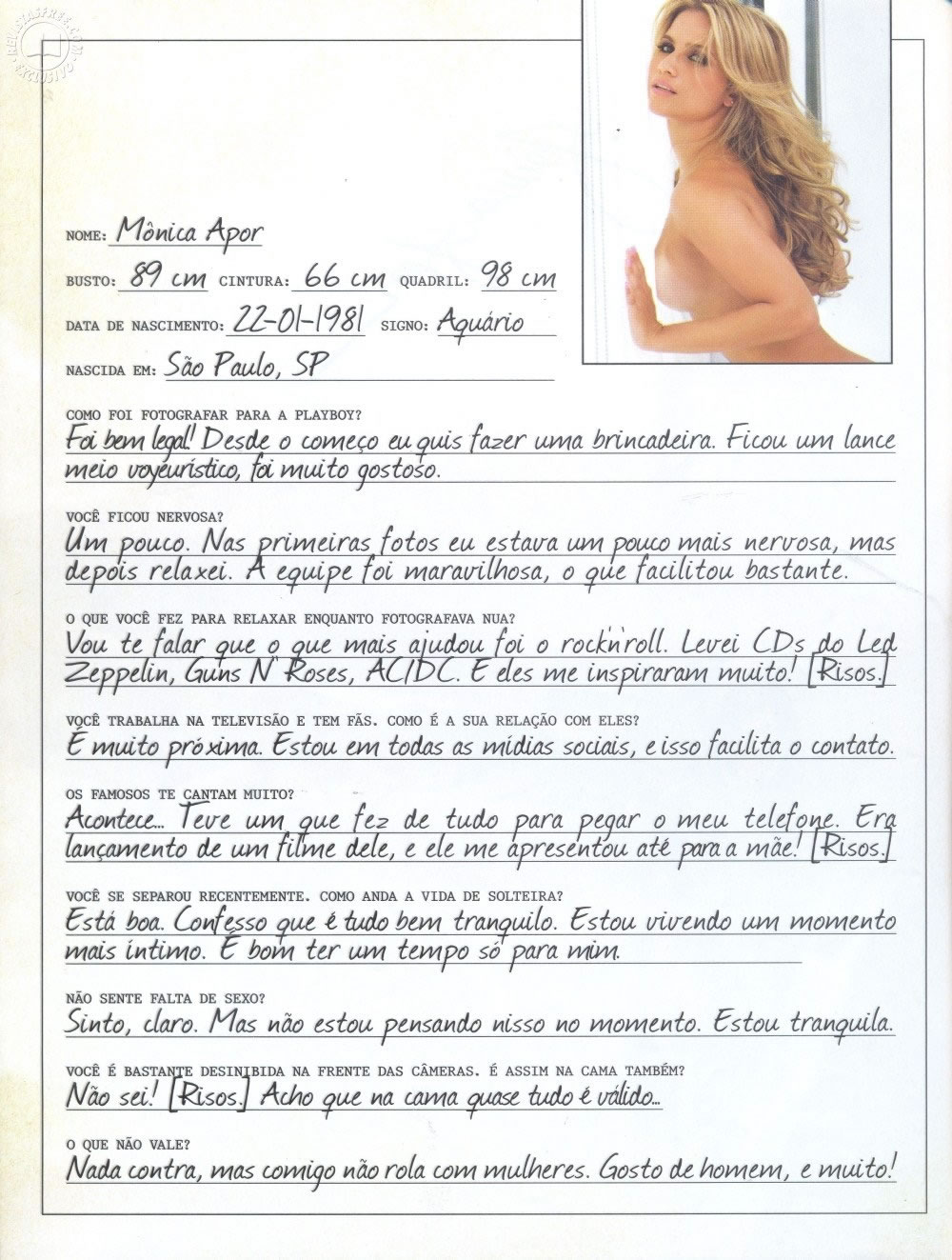 Revista Playboy  2010 07 Monica AporFoto 16