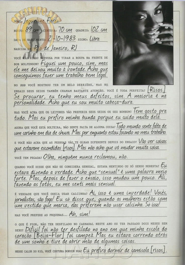 Revista Playboy  2011 05 Jaqueline BBB 11 035