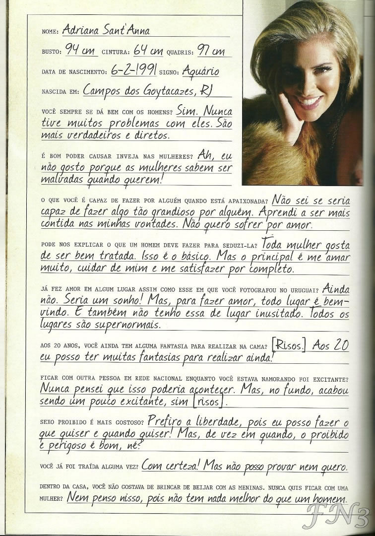 Revista Playboy  2011 09 Adriana BBB 11ADRIANA SANT 8 Large