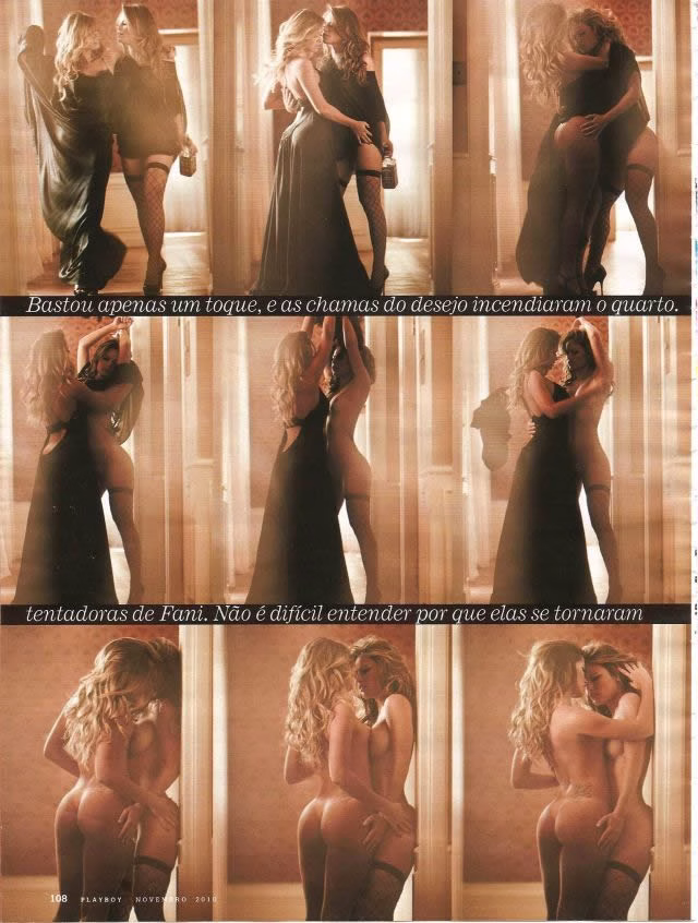 Revista Playboy  2010 11 Fani e Natalia 004