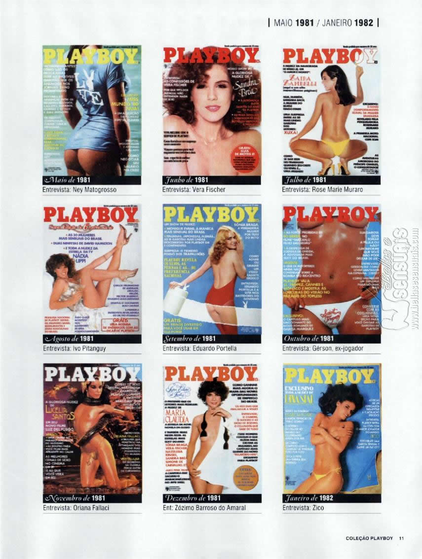 Revista Playboy  2015 05 Especial 40 Anos Em 480 Capas 11