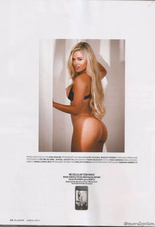 Revista Playboy  2012 04 Aryane Steinkopfaryane 22