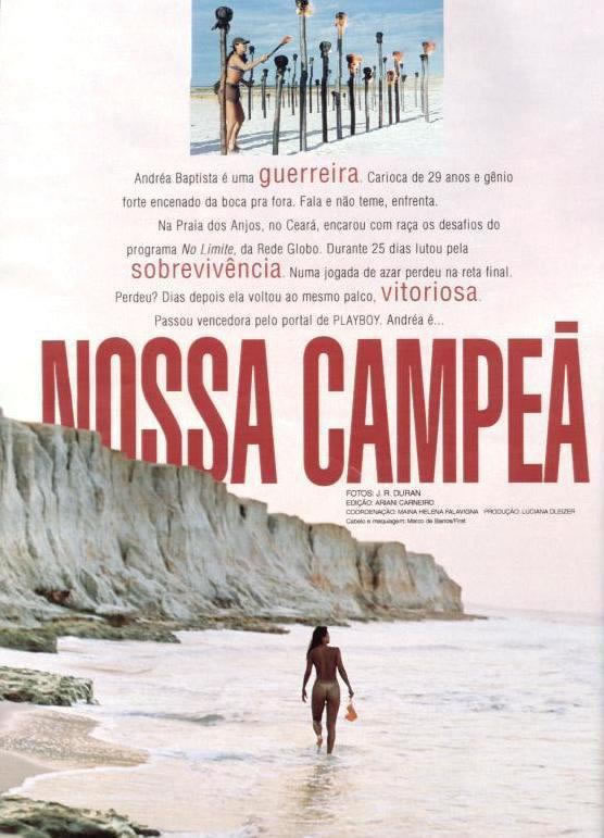 Revista Playboy  2000 10 AndreaAndrea 01