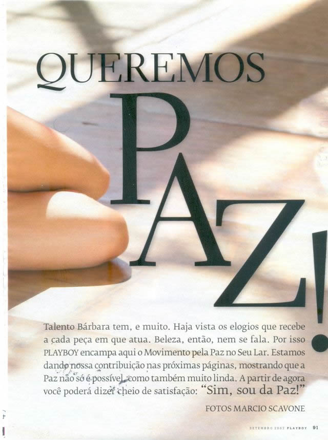 Revista Playboy  2007 09 Barbara Paz04