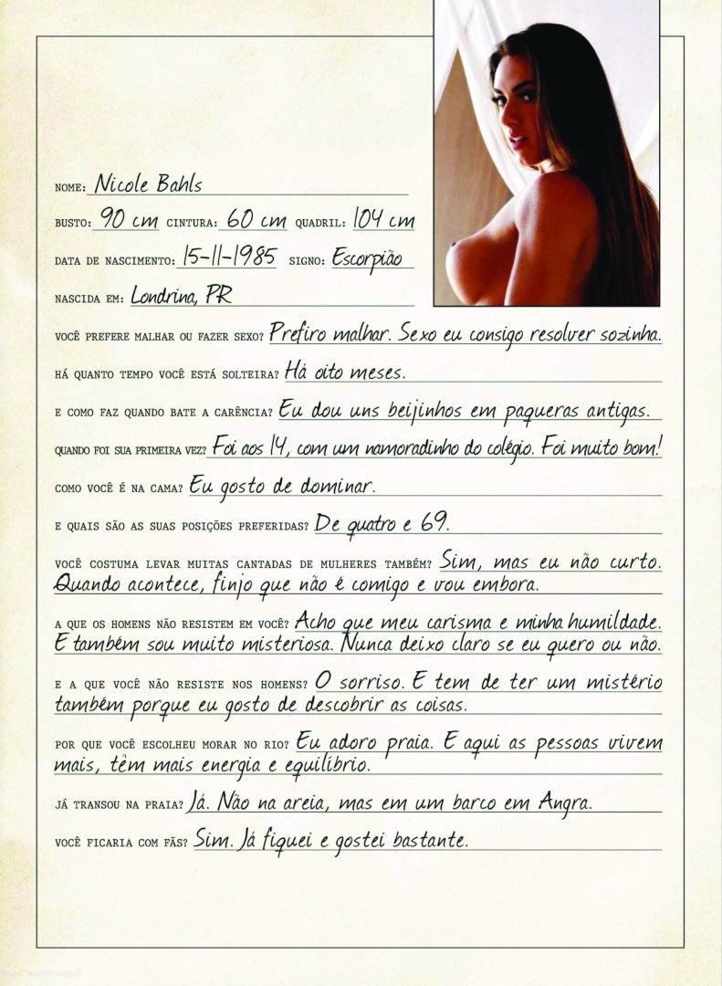 Revista Playboy  2010 10 Nicole Bahls017