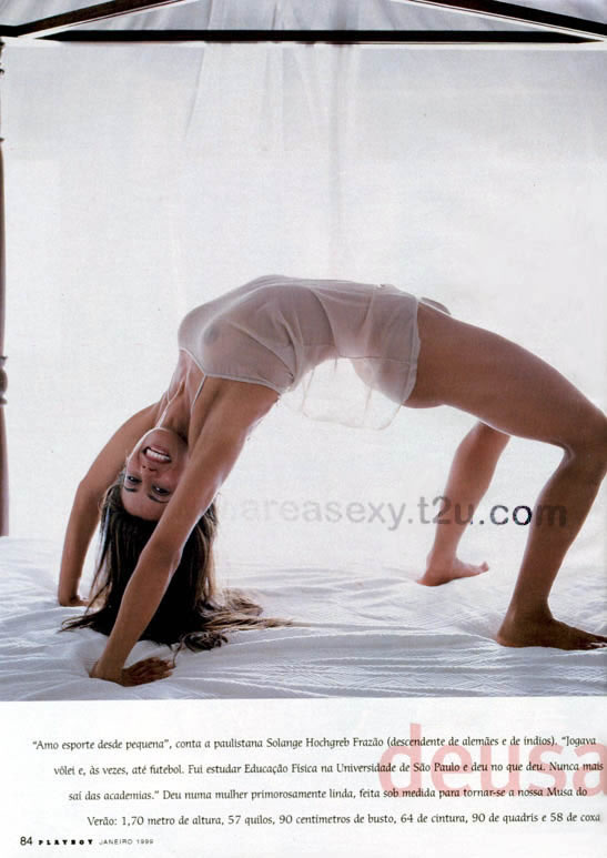 Revista Playboy  1999 01 Solange FrazaoSolange Frazao 04