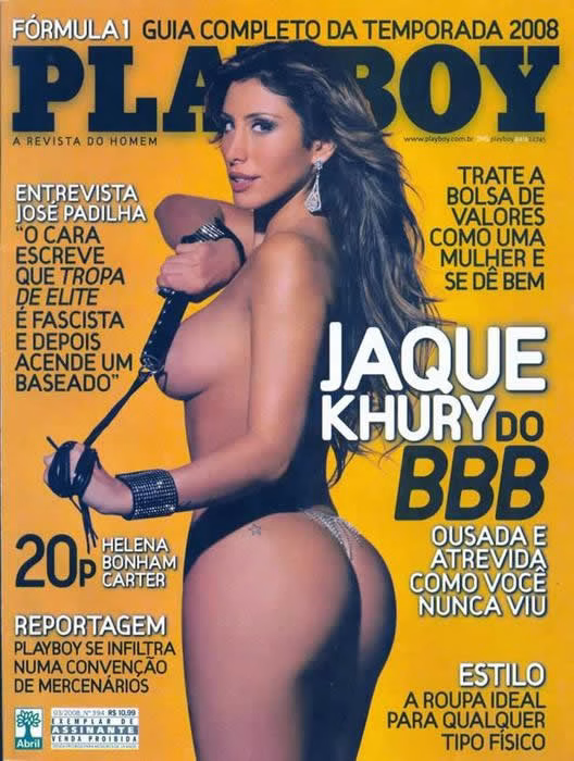 Revista Playboy  2008 03 Jaque Khury BBB01