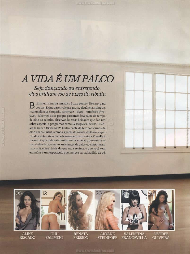 Revista Playboy  2012 11 Especial Aline Riscado  2