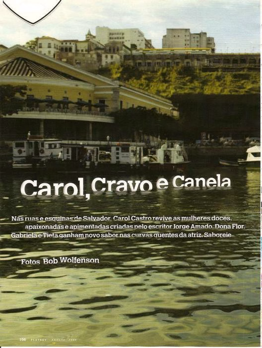 Revista Playboy  2008 08 Carol Castro02