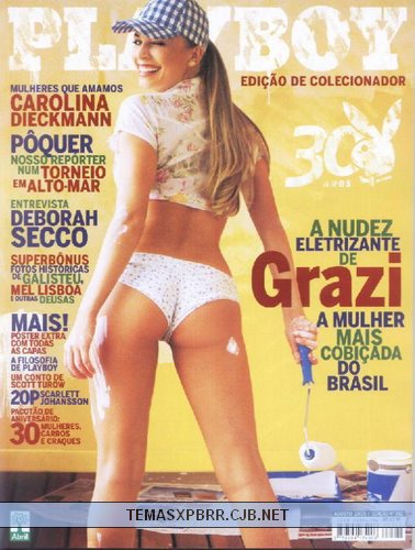 Revista Playboy  2005 08 Grazi 00