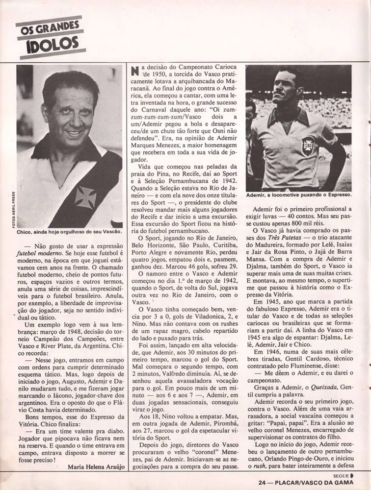 ANO 1979 MAIORES TORCIDAS DO BRASIL VASCO  Pagina 24
