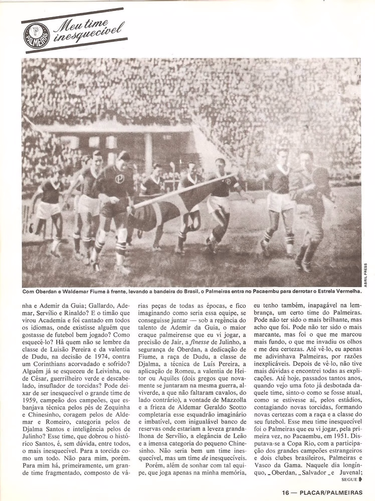ANO 1979 MAIORES TORCIDAS DO BRASIL PALMEIRAS  Pagina 16