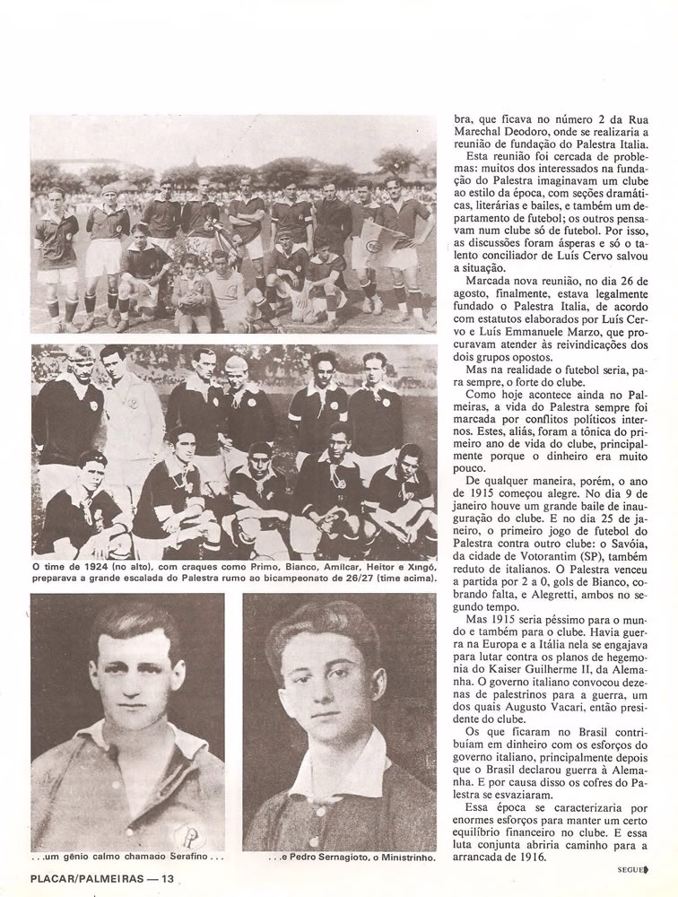 ANO 1979 MAIORES TORCIDAS DO BRASIL PALMEIRAS  Pagina 13
