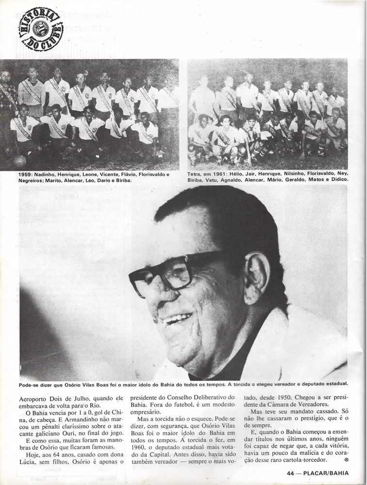 ANO 1979 MAIORES TORCIDAS DO BRASIL BAHIA  Pagina 44