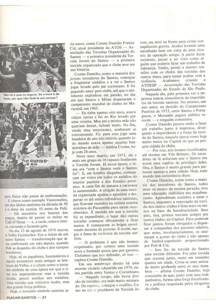 ANO 1979 MAIORES TORCIDAS DO BRASIL SANTOS  Pagina 37