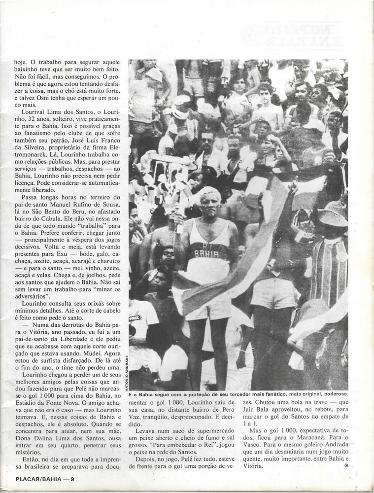 ANO 1979 MAIORES TORCIDAS DO BRASIL BAHIA  Pagina 09