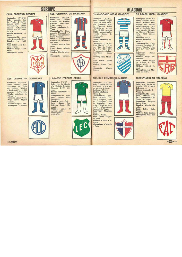 1972 ENCICLOPEDIA DO FUTEBOL 19711972 Placar Pagina27