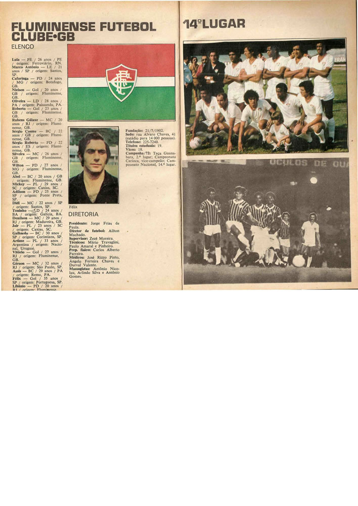 1973 ENCICLOPEDIA DO FUTEBOL 19721973 Placar Pagina19
