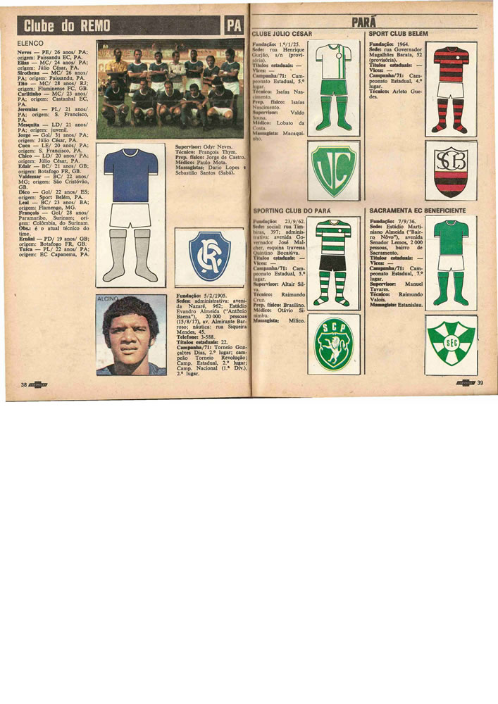 1972 ENCICLOPEDIA DO FUTEBOL 19711972 Placar Pagina20