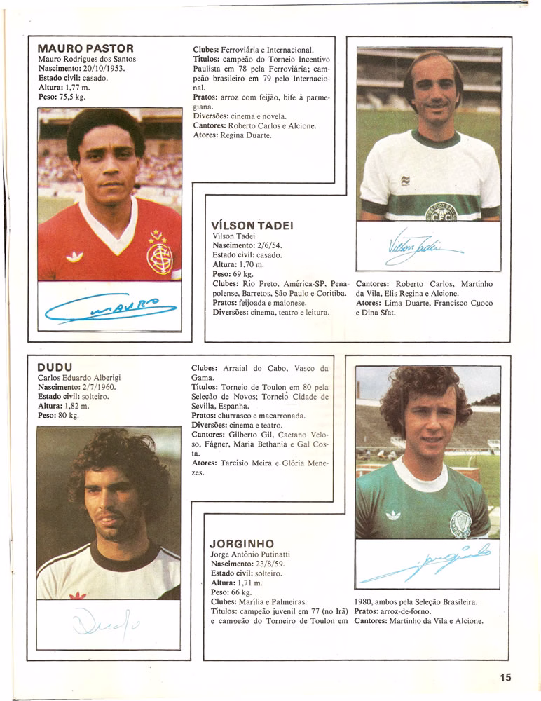 1980 Album Os Maiores Craques do Brasil 1980 Pagina14