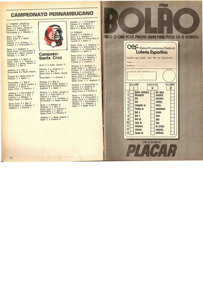 1973 ENCICLOPEDIA DO FUTEBOL 19721973 Placar Pagina45