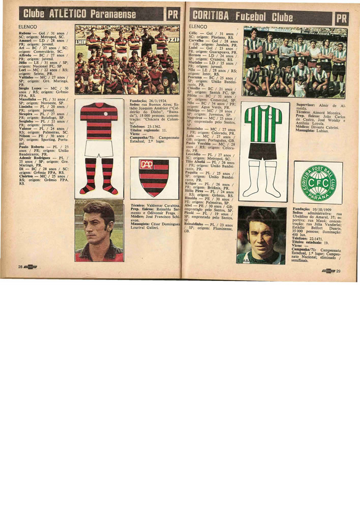 1972 ENCICLOPEDIA DO FUTEBOL 19711972 Placar Pagina15