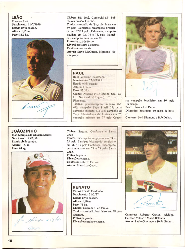 1980 Album Os Maiores Craques do Brasil 1980 Pagina09