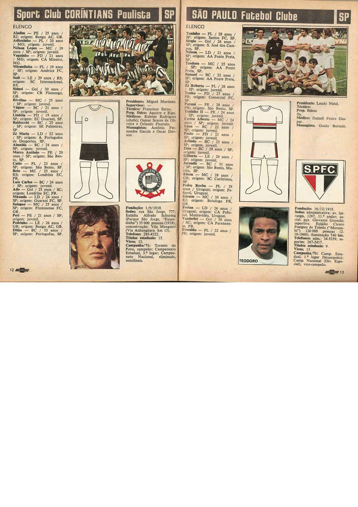 1972 ENCICLOPEDIA DO FUTEBOL 19711972 Placar Pagina07