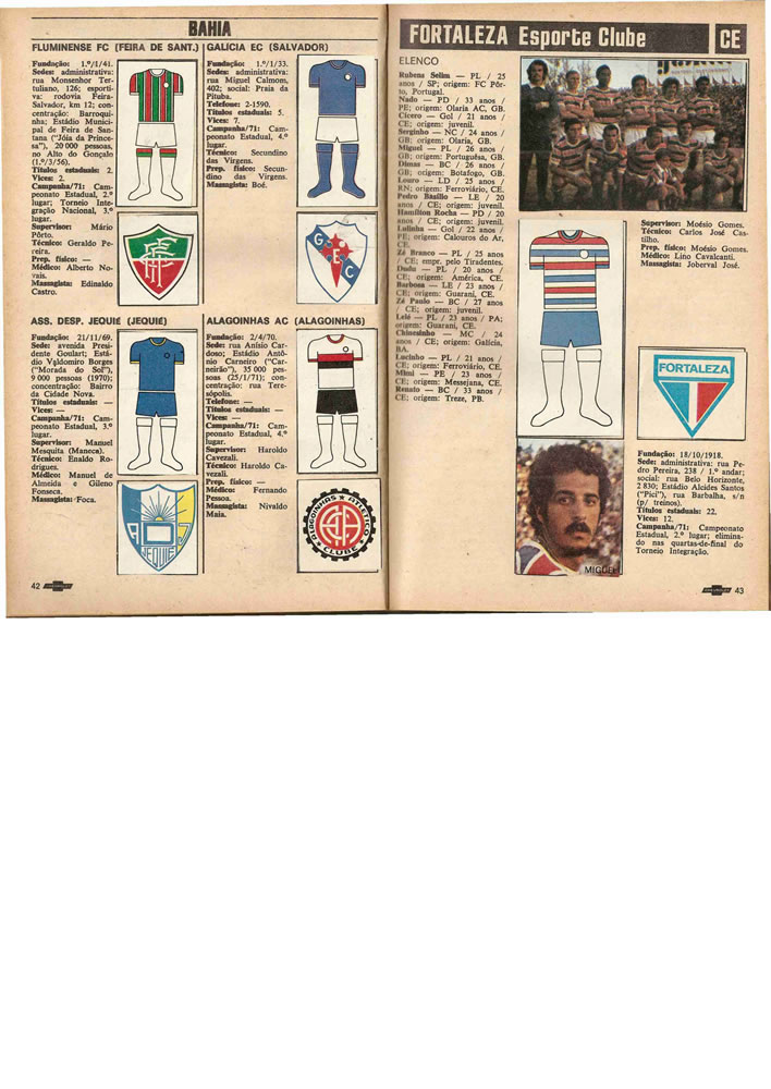 1972 ENCICLOPEDIA DO FUTEBOL 19711972 Placar Pagina22