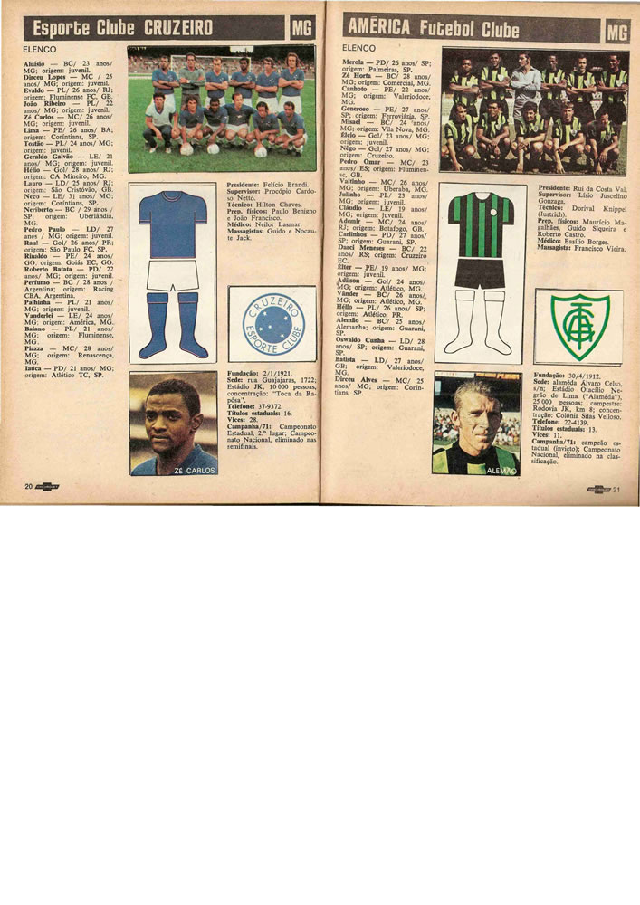 1972 ENCICLOPEDIA DO FUTEBOL 19711972 Placar Pagina11