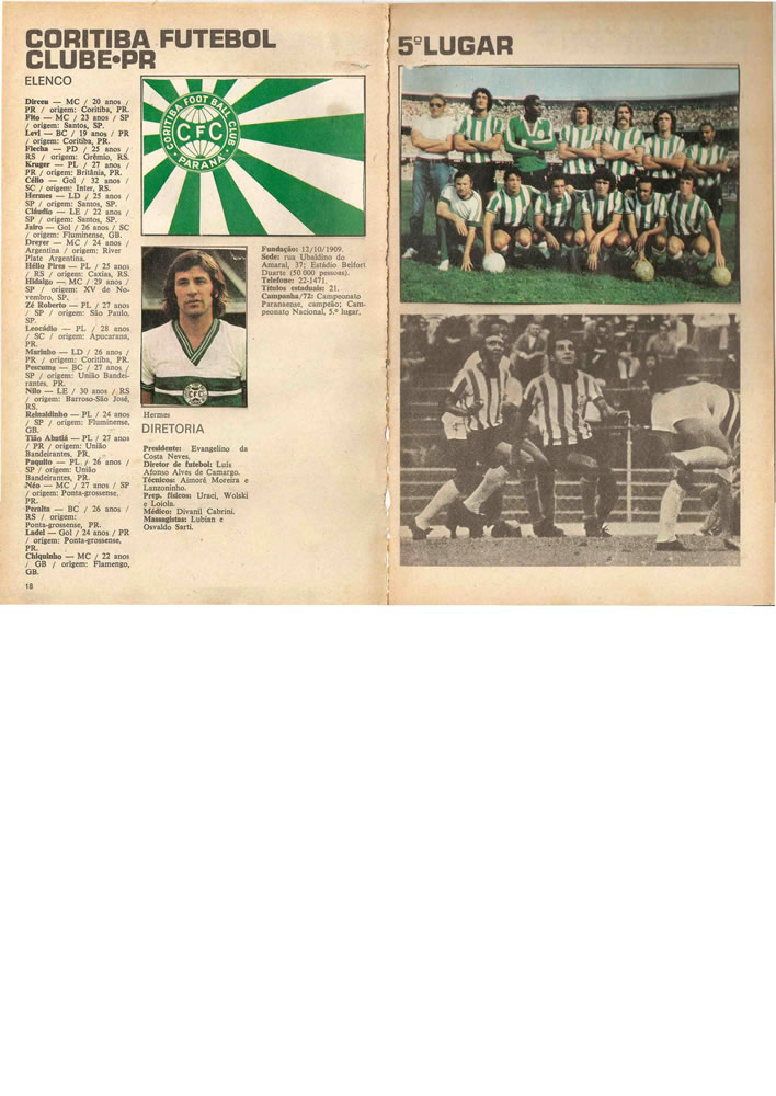 1973 ENCICLOPEDIA DO FUTEBOL 19721973 Placar Pagina10