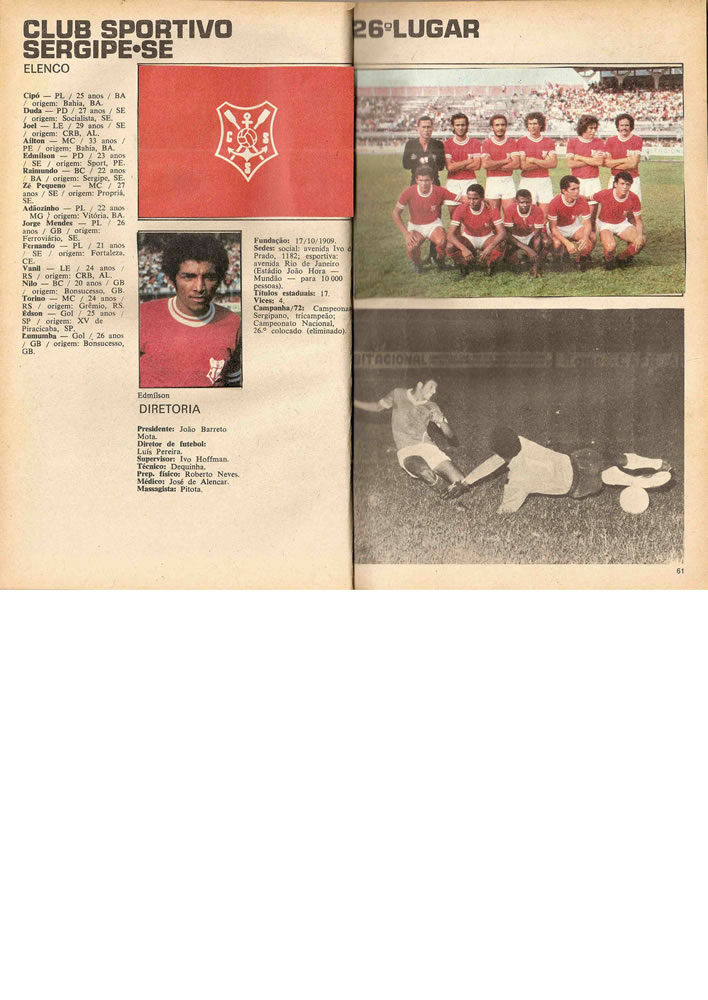1973 ENCICLOPEDIA DO FUTEBOL 19721973 Placar Pagina31