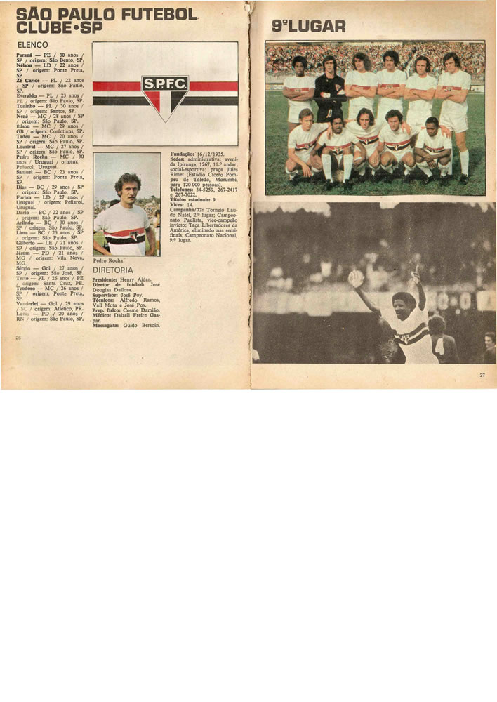 1973 ENCICLOPEDIA DO FUTEBOL 19721973 Placar Pagina14