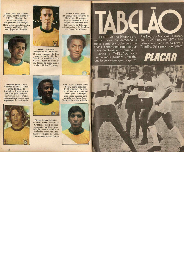 1973 ENCICLOPEDIA DO FUTEBOL 19721973 Placar Pagina35