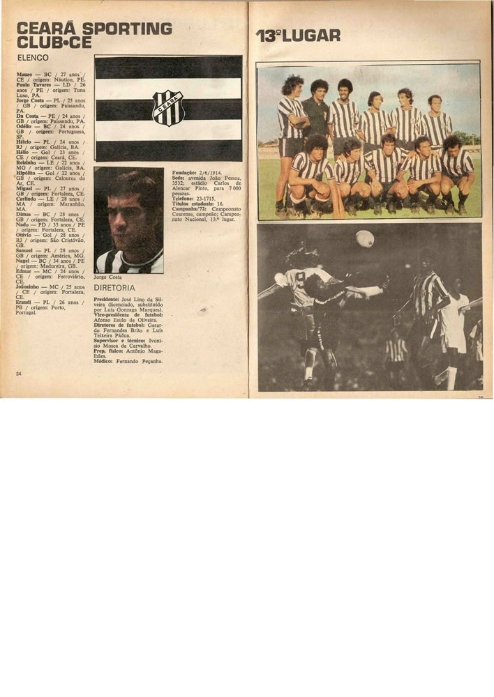 1973 ENCICLOPEDIA DO FUTEBOL 19721973 Placar Pagina18