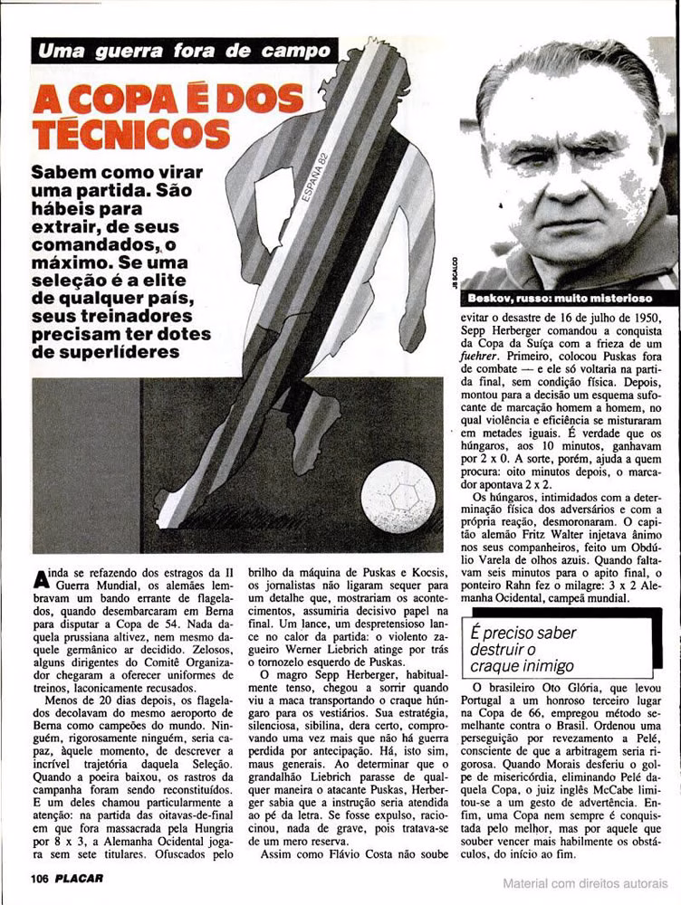 1982 Revista Placar N 625 140582 GUIA COPA DO MUNDO 1 Pagina106