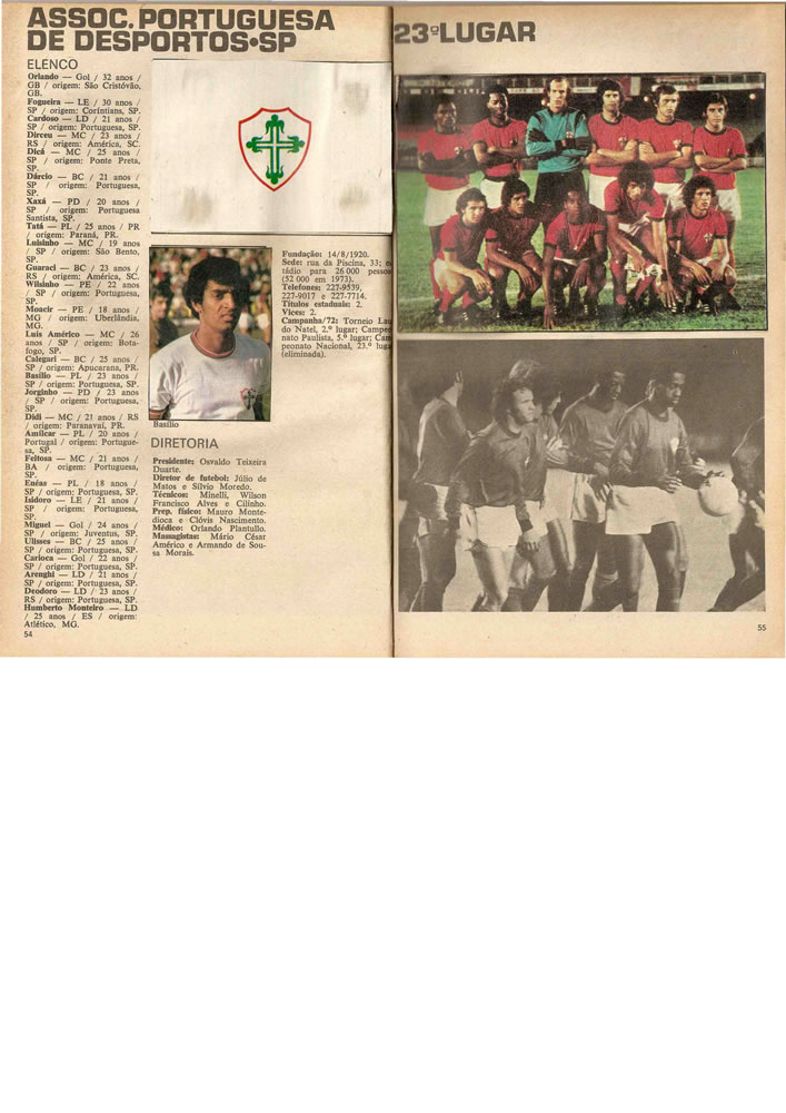 1973 ENCICLOPEDIA DO FUTEBOL 19721973 Placar Pagina28