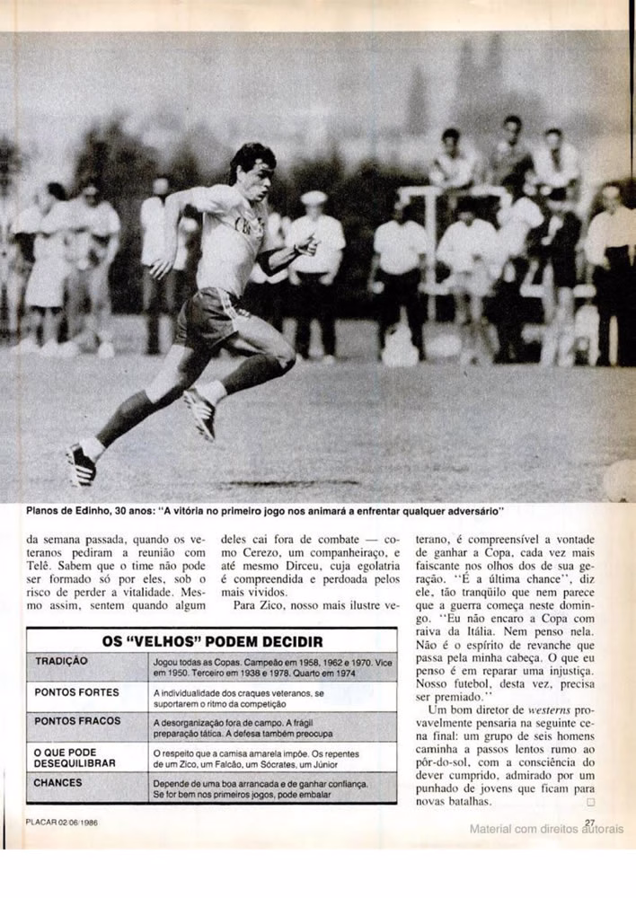 1986 Revista Placar N 836 020686 GUIA DA COPA DO MUNDO Pagina29