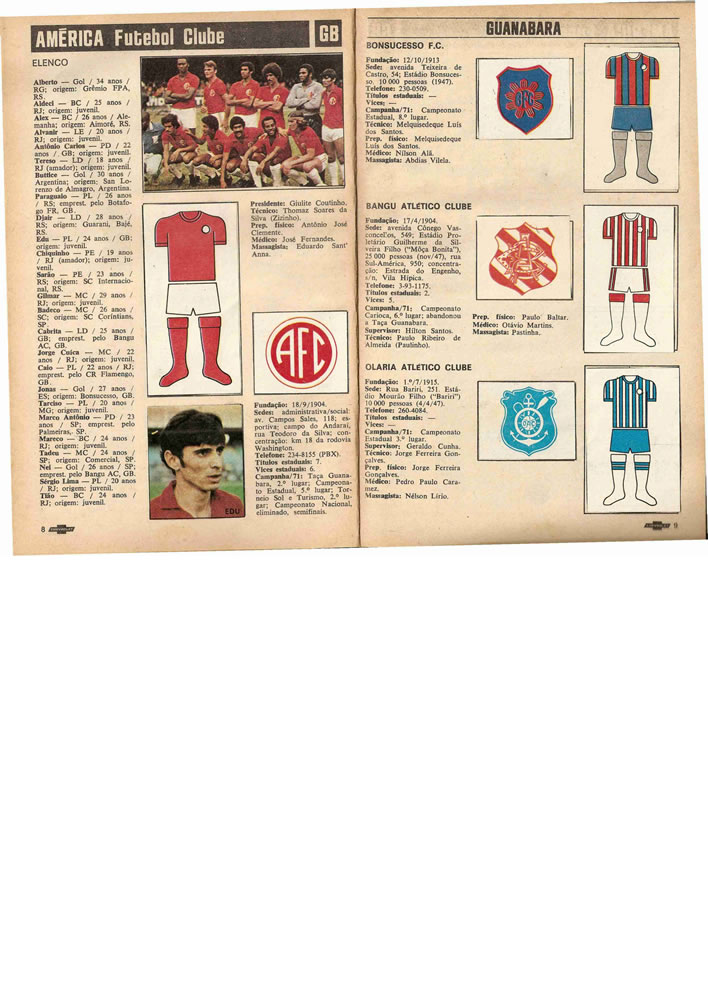 1972 ENCICLOPEDIA DO FUTEBOL 19711972 Placar Pagina05