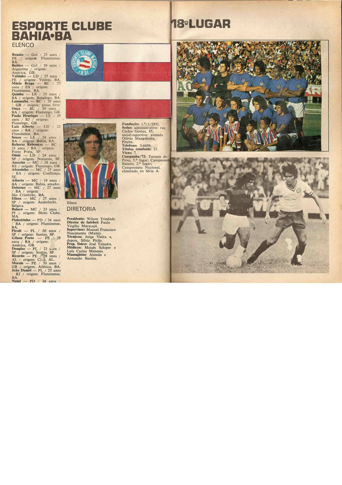 1973 ENCICLOPEDIA DO FUTEBOL 19721973 Placar Pagina23