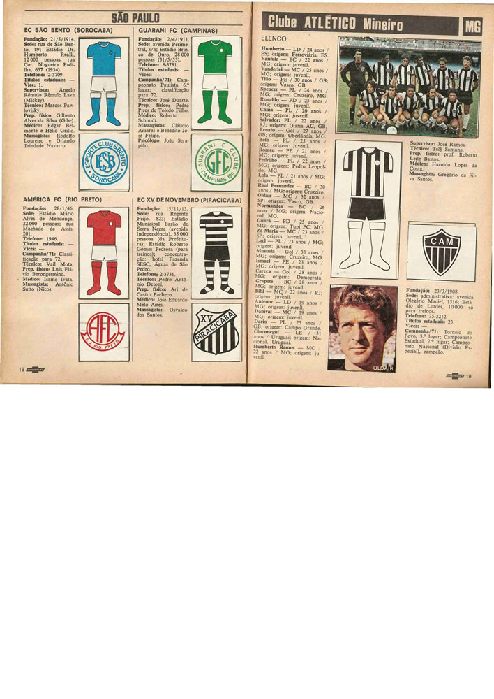 1972 ENCICLOPEDIA DO FUTEBOL 19711972 Placar Pagina10