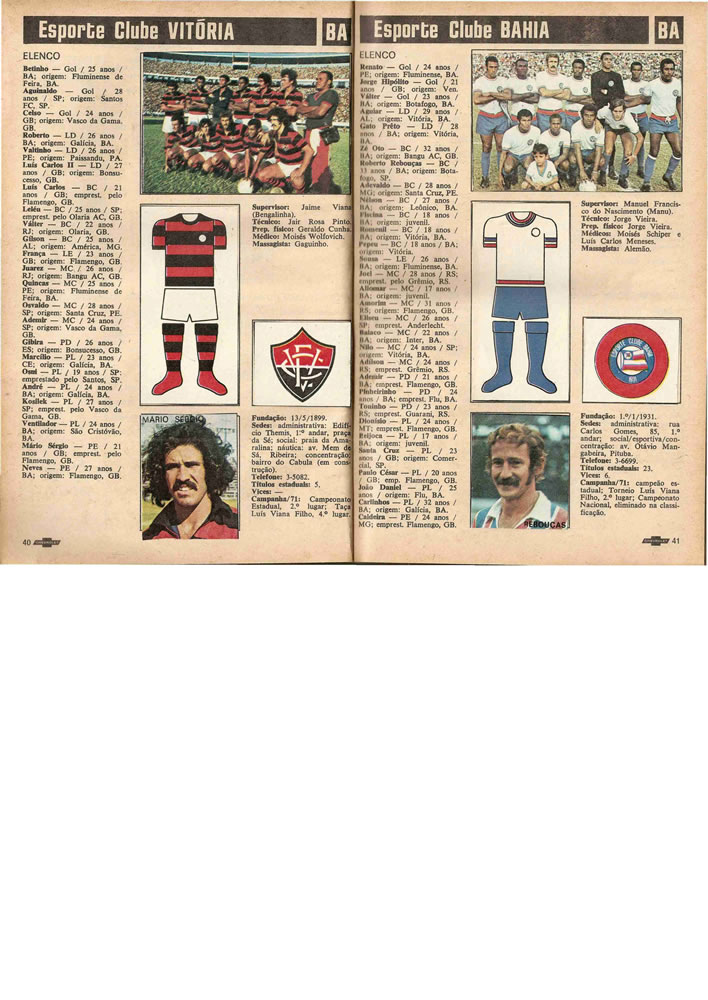 1972 ENCICLOPEDIA DO FUTEBOL 19711972 Placar Pagina21