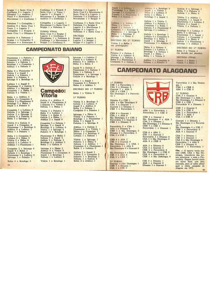 1973 ENCICLOPEDIA DO FUTEBOL 19721973 Placar Pagina43